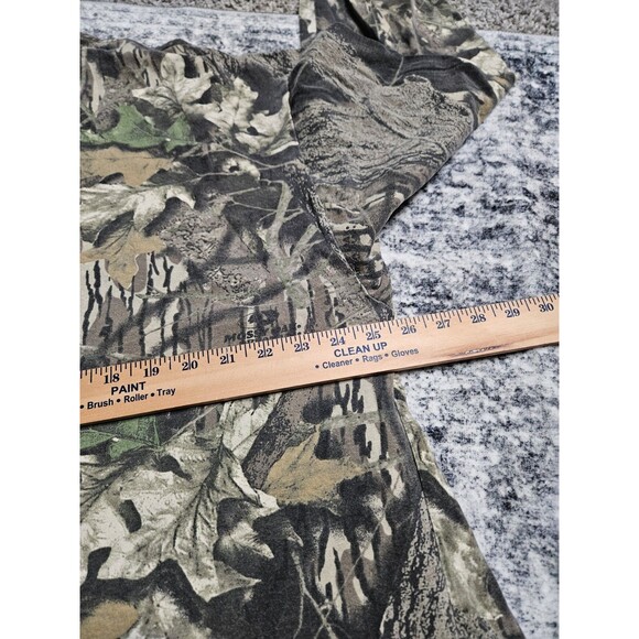 Vintage Jerzees outdoors Camo Long Sleeve Pocket Shirt SZ XXL USA Made Mossy Oak - Picture 6 of 8